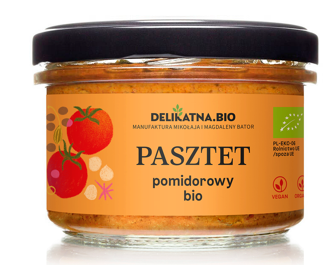 PASZTET POMIDOROWY BIO 180 G DELIKATNA ZAKWASOWNIA Sklep