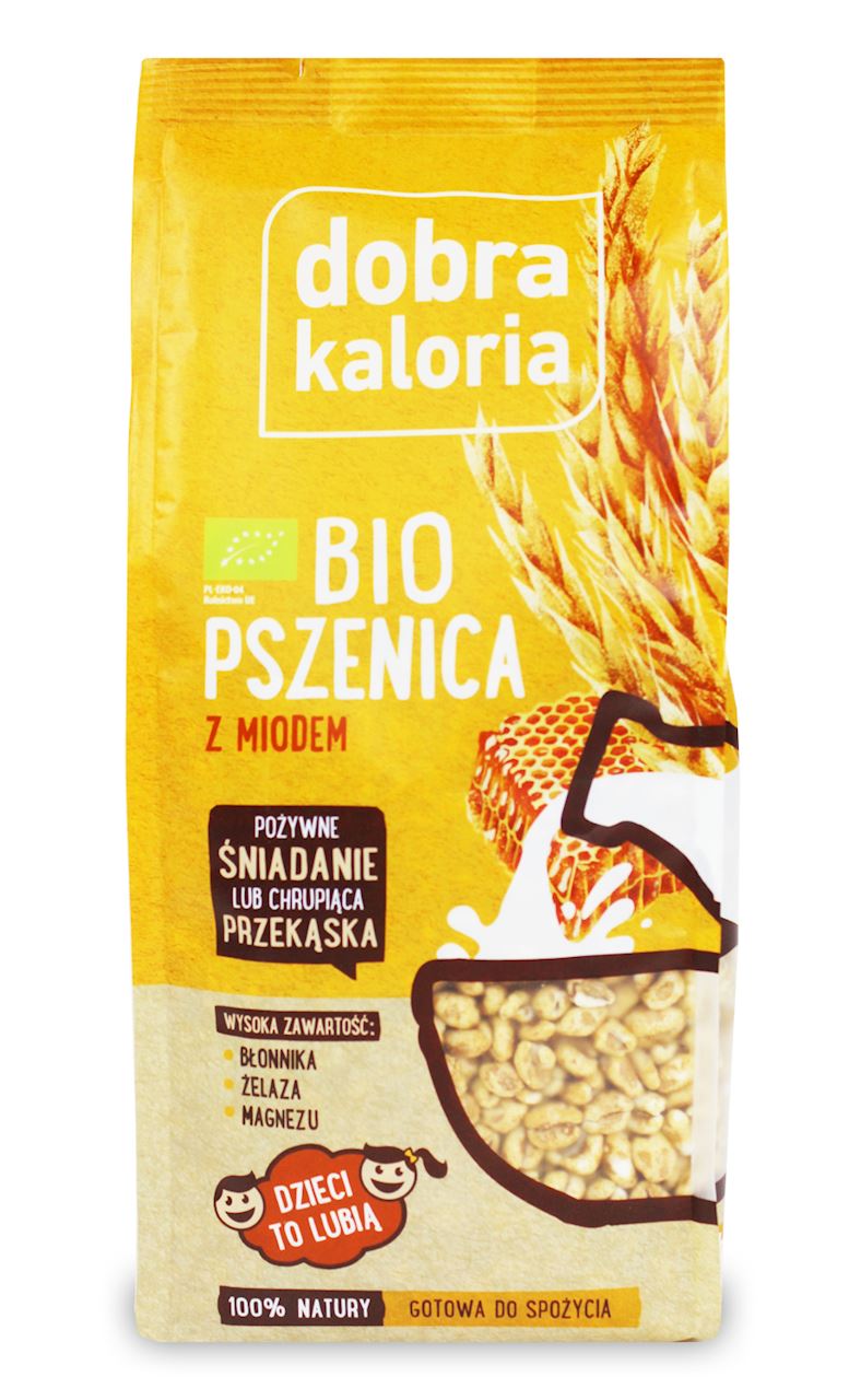 PSZENICA EKSPANDOWANA Z MIODEM BIO 140 G DOBRA KALORIA Sklep 