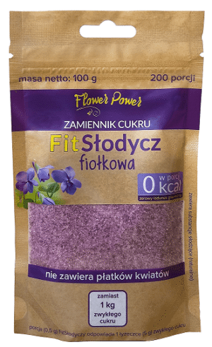 Fit słodycz fiołkowa 100g Flower Power