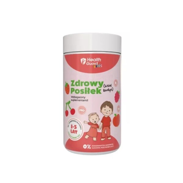 HEALTH GUARD BY CF Kids: Zdrowy Posiłek - wzbogacony suplementami - truskawka, kisiel/budyń 500 g (Kopia)