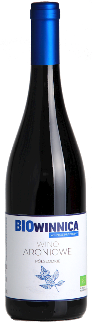 WINO ARONIOWE PÓŁSŁODKIE WINNICE PRADOLINY BIO 750ml